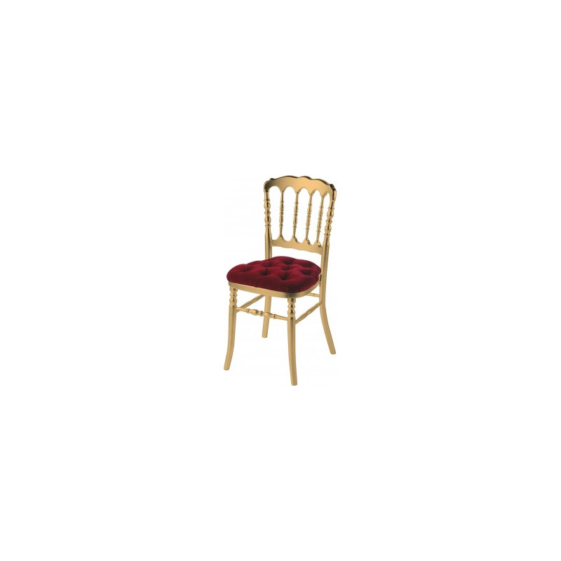 Chaise Napoleon Or / blanc