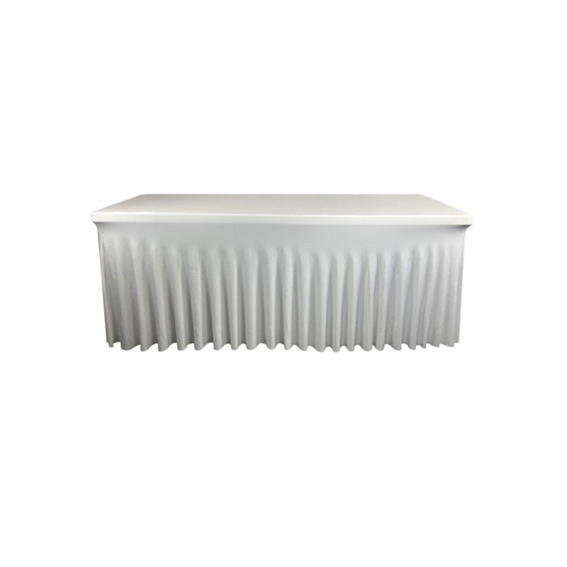 Nappe Blanche juponnée