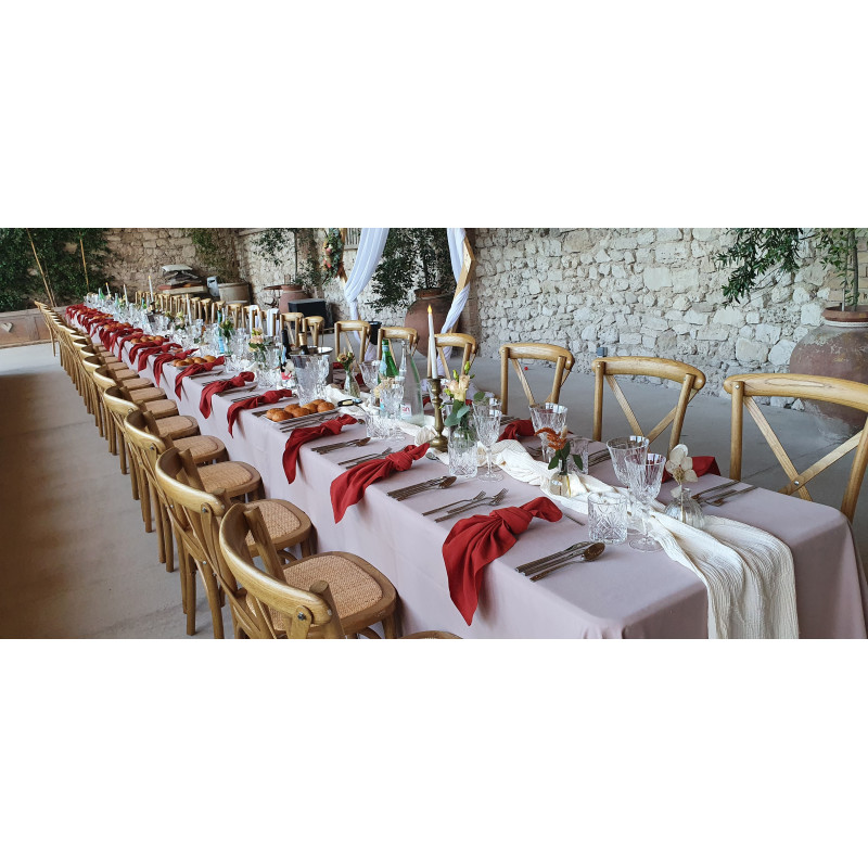Serviette de table Terracotta