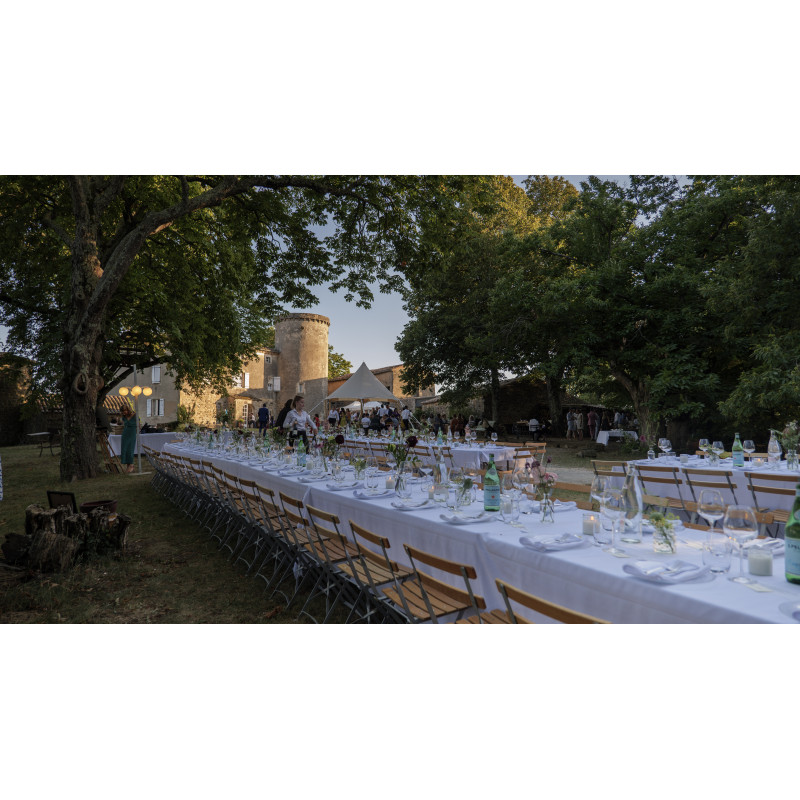 Nappe blanche coton