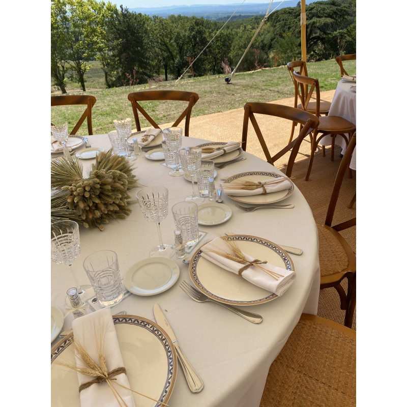 Nappe blanche coton