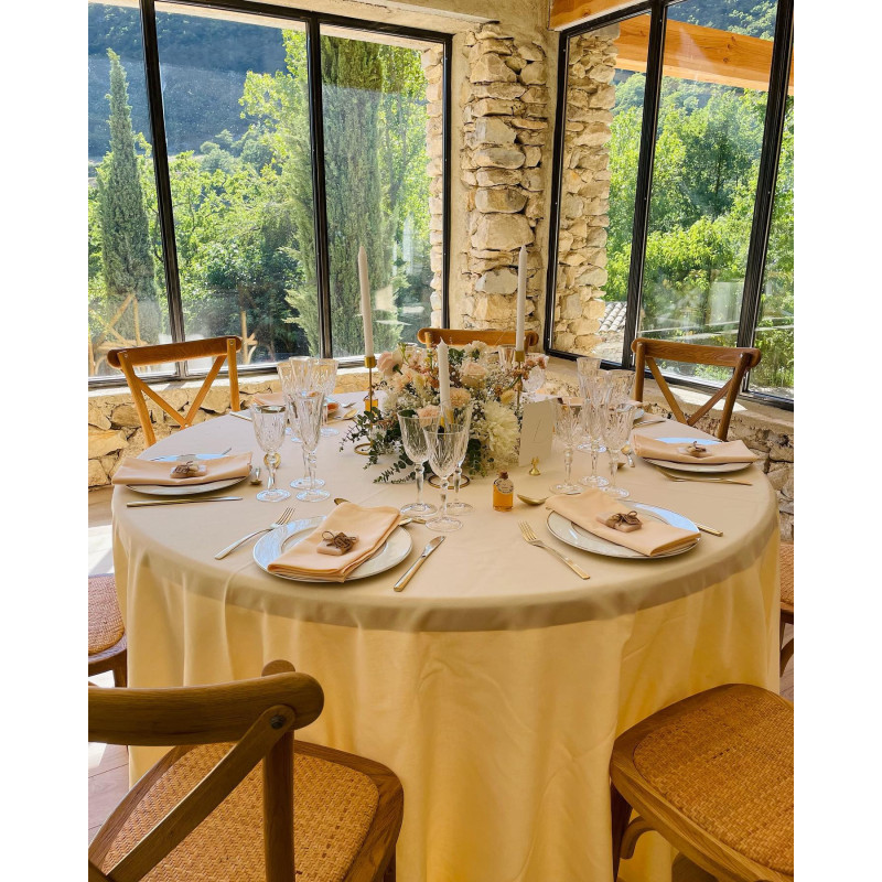 Nappe Ecru coton