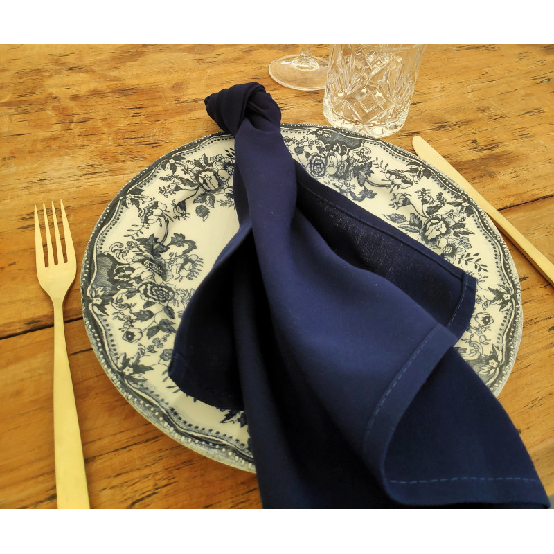Serviette de table Bleu Navy