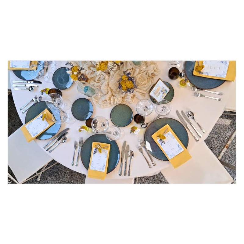 Serviette de table Jaune Citron