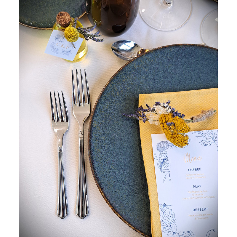 Serviette de table Jaune Citron