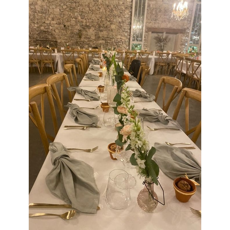 Serviette de table Vert sauge