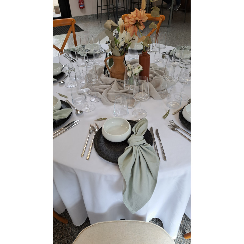 Serviette de table Vert sauge