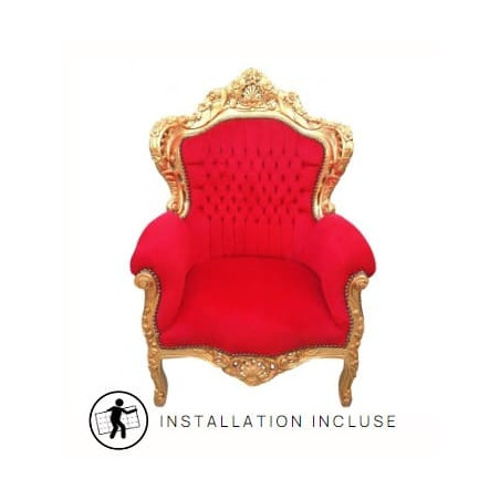 Location de fauteuil Père Noël à Montélimar (Drôme)