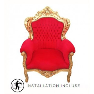 Location de fauteuil Père Noël à Montélimar (Drôme)