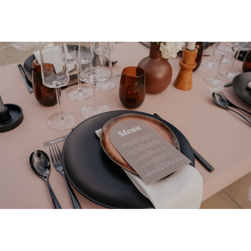 Assiette ovale Pure
