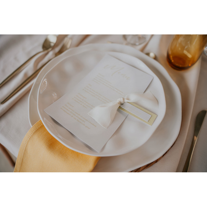 Serviette de table Jaune Citron