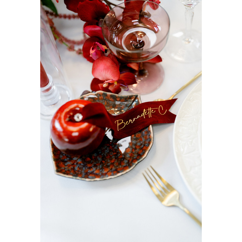 Assiette Hortensia vigne