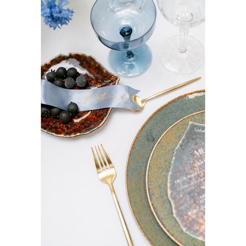 Assiette Hortensia vigne