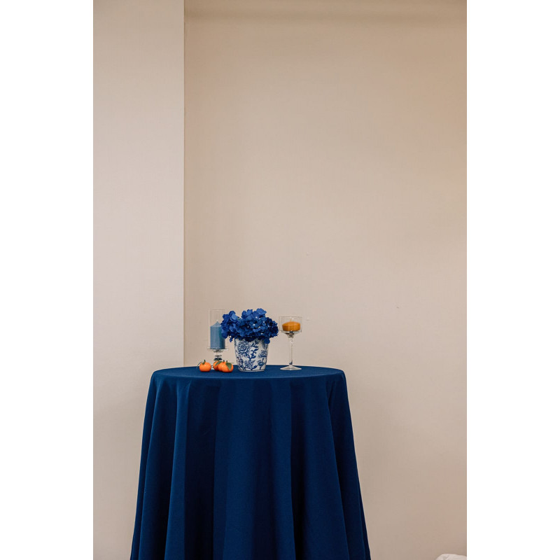 Nappe Bleu Navy coton