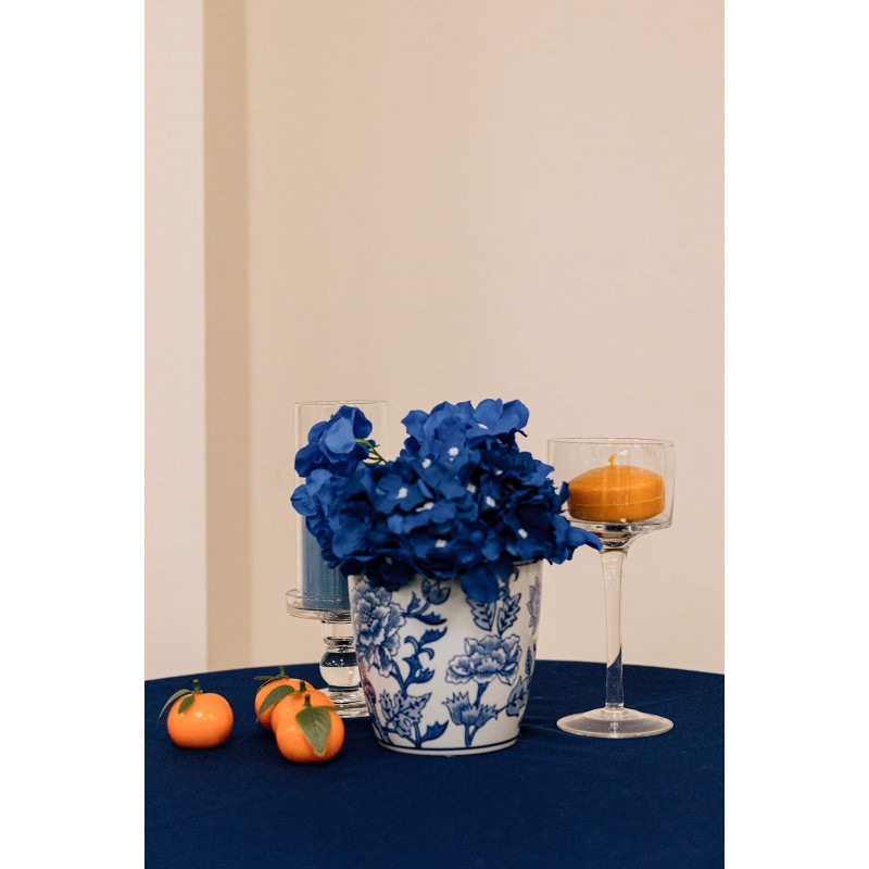Nappe Bleu Navy coton