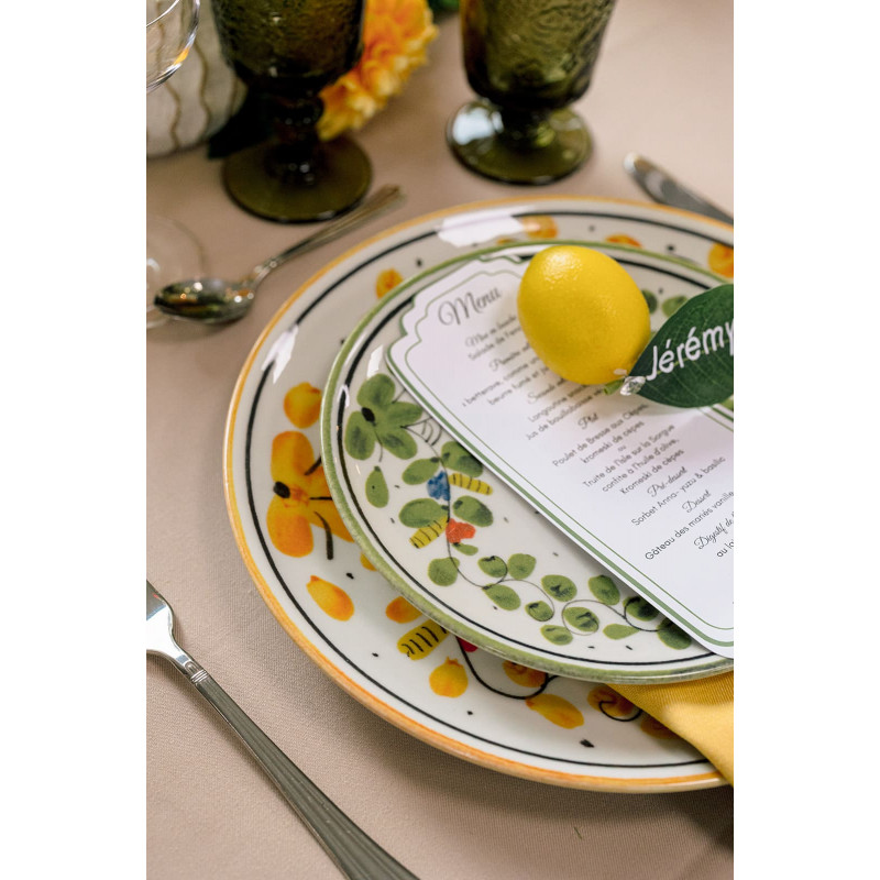 Assiette Molleni - 4 coloris -