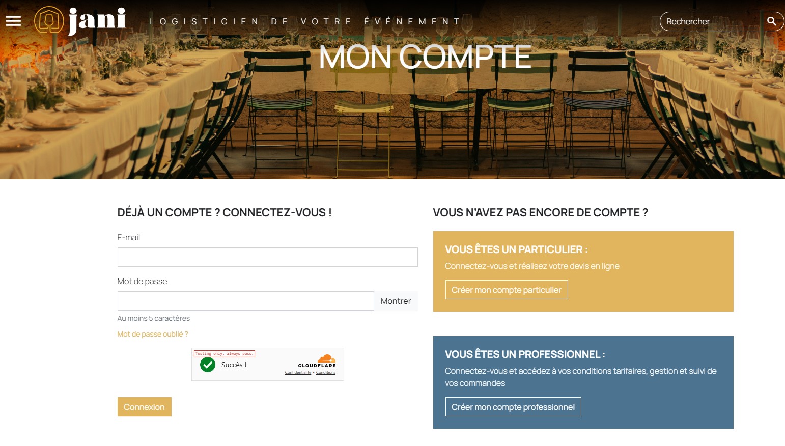 Espace personnalisé
