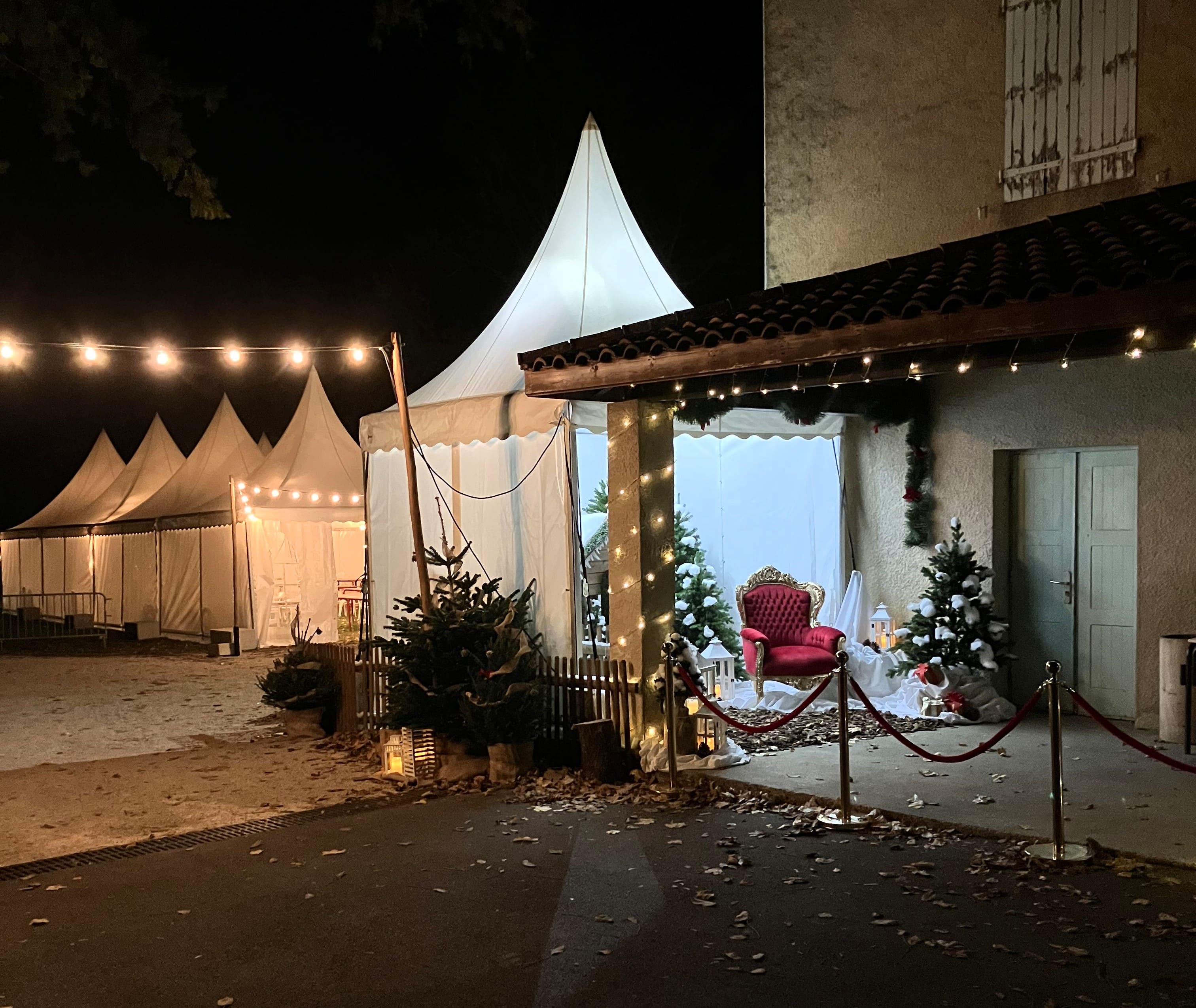 Location stand Marché de Noël en Drôme