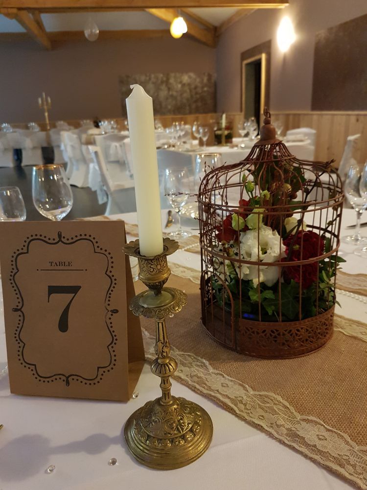 Décoration Vintage mariage en Ardèche