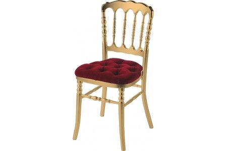 Chaise Napoleon Or / blanc