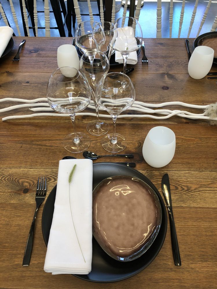 Décoration de table de mariage Drôme