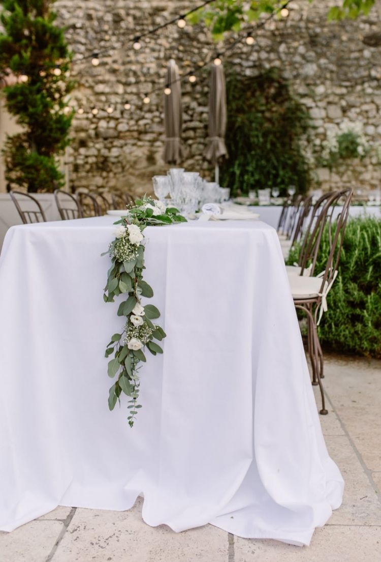 Location de nappage blanc pour vos mariages en Ardèche