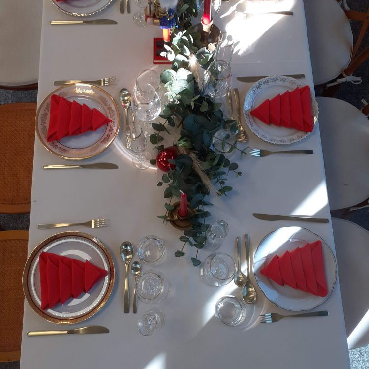 Serviette de table Rouge