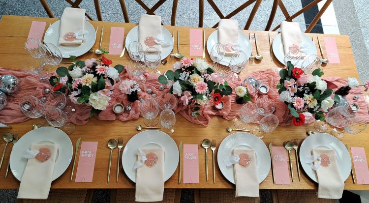 Table de mariage à Montélimar - Location de couverts champagne