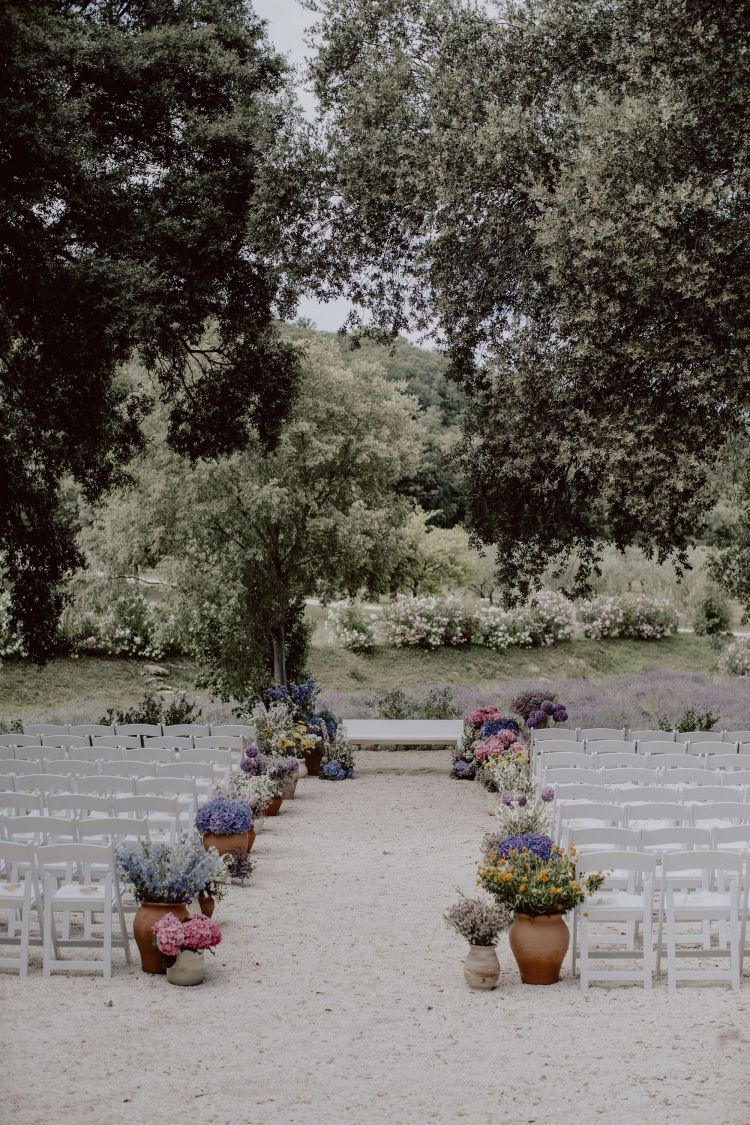 Cérémonie extérieur en Provence