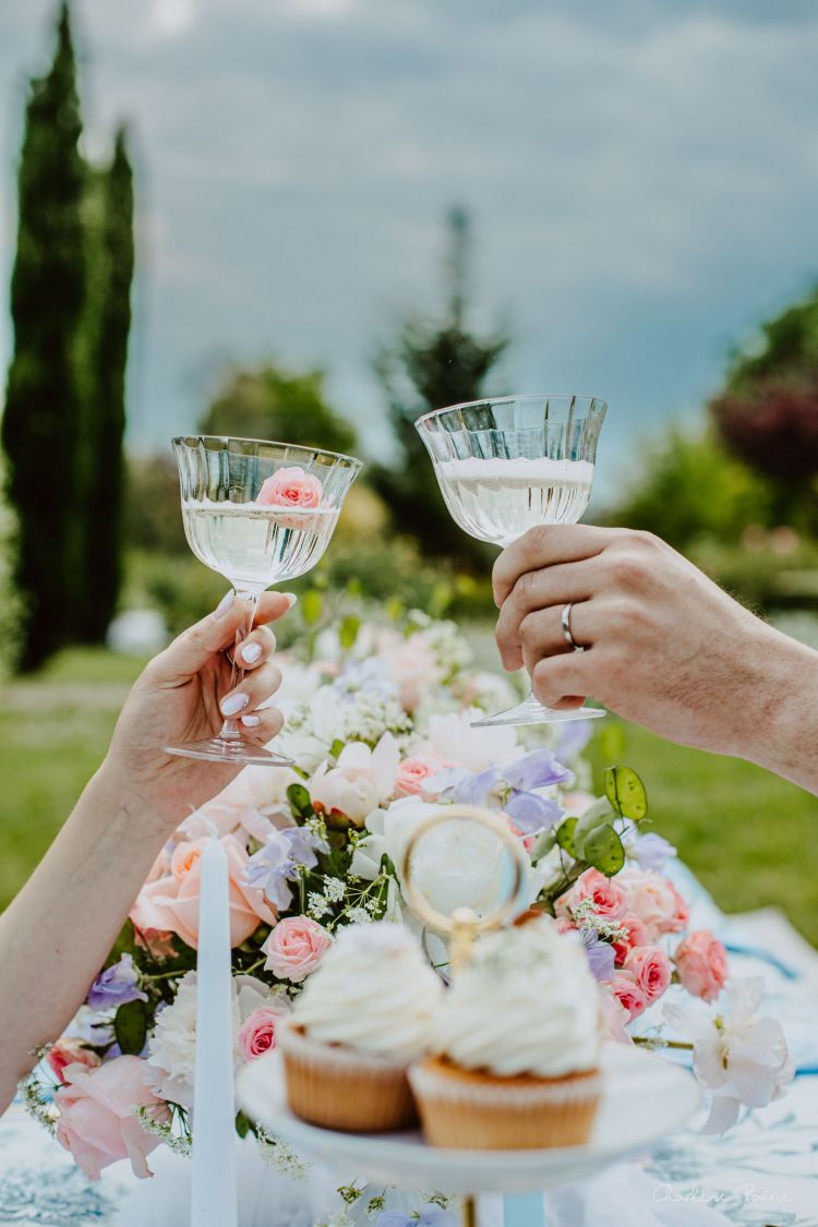 Location de verre à champagne en Provence