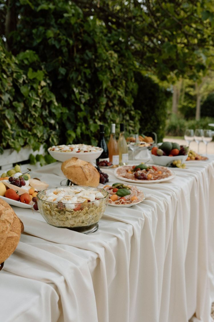 location nappage pour buffet de mariage