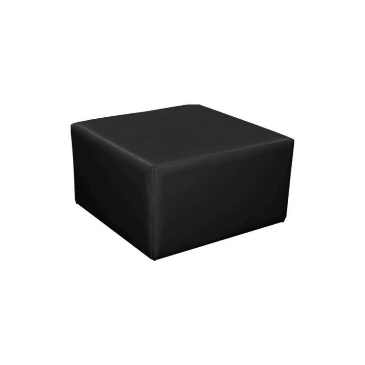Pouf lounge noir
