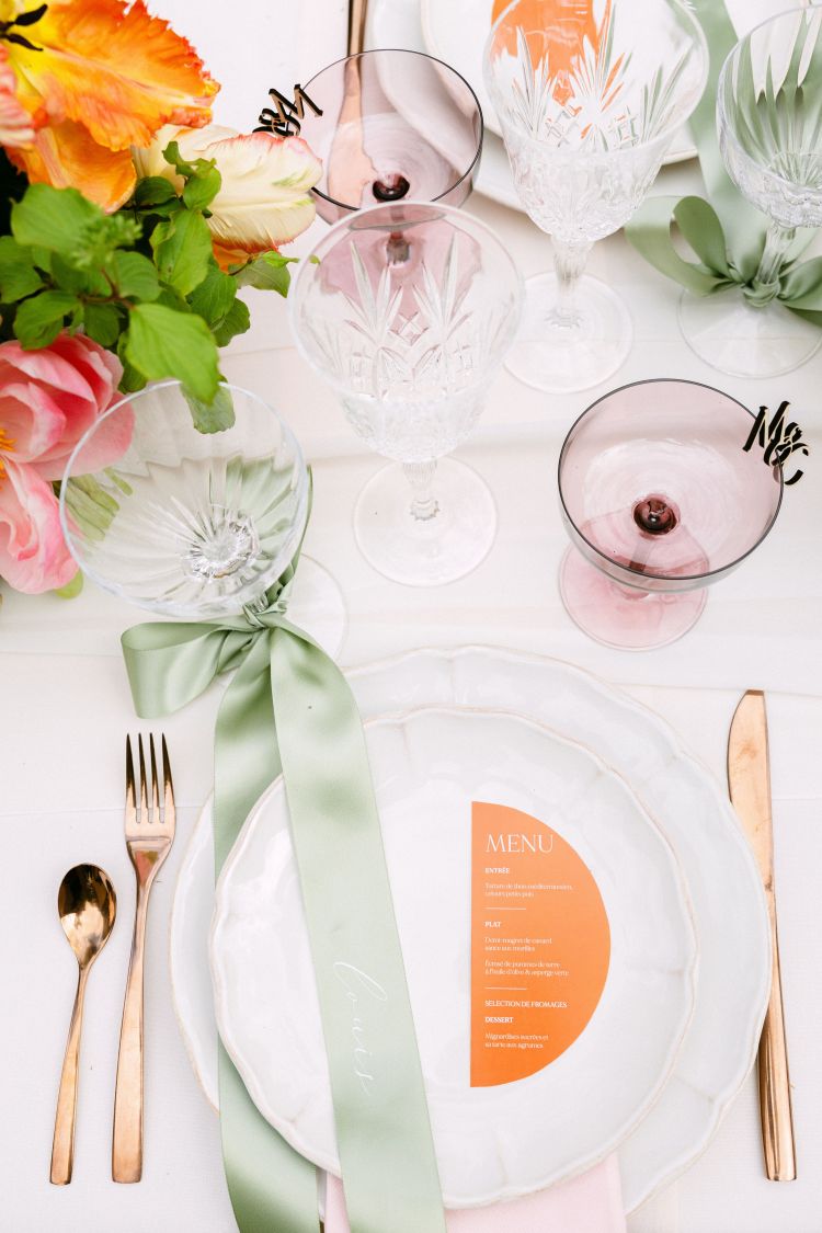 Location art de la table mariage en Provence