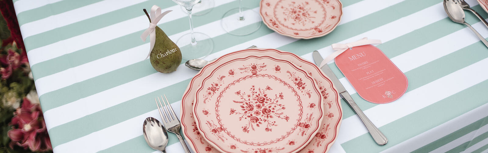 Assiette Rosalie