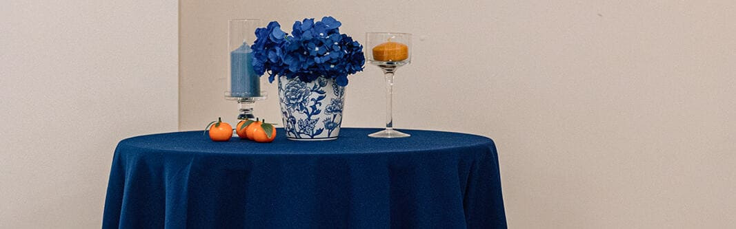 Nappe Bleu Navy coton