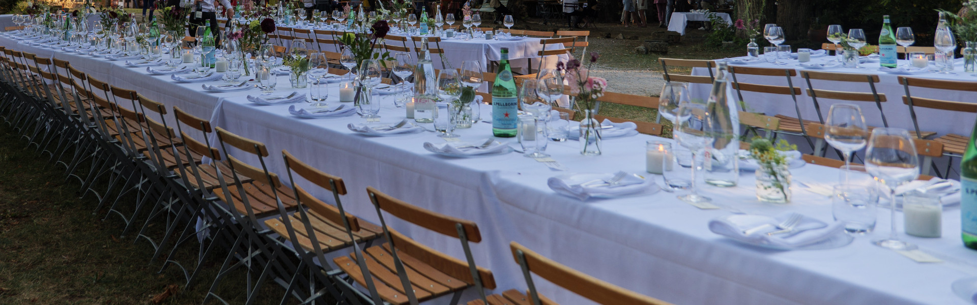 Serviette de table blanche