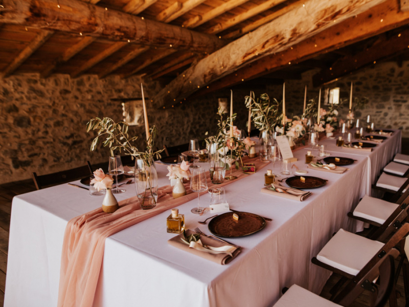 Décoration de mariage - Shooting en Drôme Provençale -