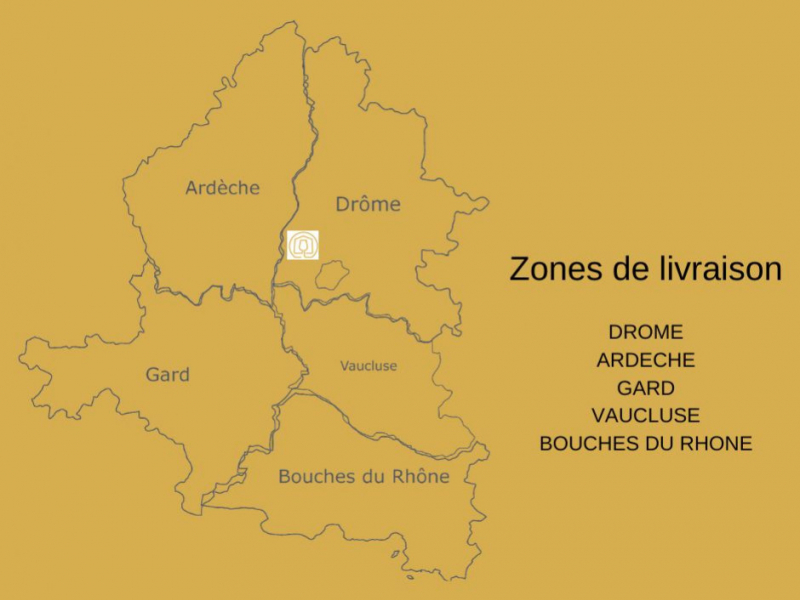 Zone de livraison et d'installation de notre matériel en location
