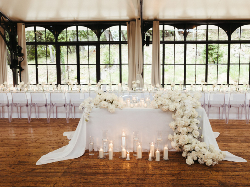 Total White pour le mariage I&A aux portes d'Avignon