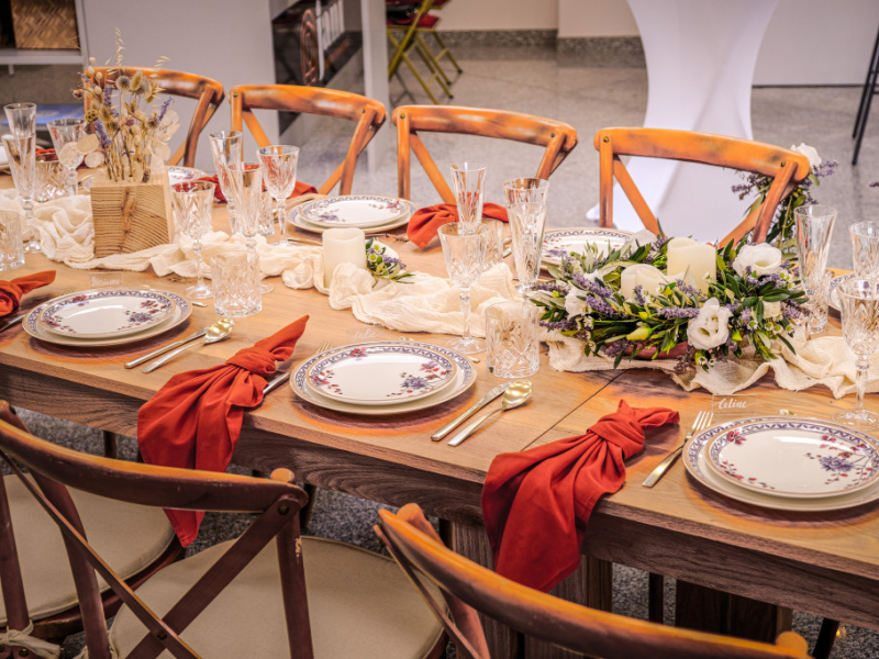 Art de la table pour un événement au cœur de la Provence